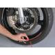 Pegatina Vinilo Rueda Wheel Stripe Rojo