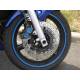 Pegatina Vinilo Rueda Wheel Stripe Azul