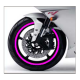 Pegatina Vinilo Rueda Wheel Stripe Fucsia