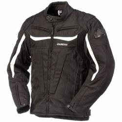 Cazadora Rainers Motegi Impermeable Negra-Blanca
