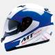 Casco MT Blade Sv Boss Blanco Azul