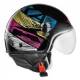 Casco Jet Axo Subway Black Yellow Ky