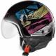 Casco Jet Axo Subway Black Yellow Ky