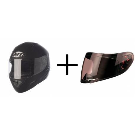Pack Imola Future Negro Mate + Pantalla Oscura