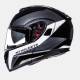 Casco Modular MT ATOM SV TARMAC Negro Blanco