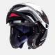 Casco Modular MT ATOM SV TARMAC Negro Blanco