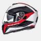 Casco Modular MT ATOM SV TARMAC Blanco Rojo