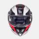 Casco Modular MT ATOM SV TARMAC Blanco Rojo