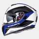 Casco Modular MT ATOM SV TARMAC blanco azul