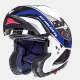 Casco Modular MT ATOM SV TARMAC blanco azul