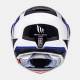 Casco Modular MT ATOM SV TARMAC blanco azul