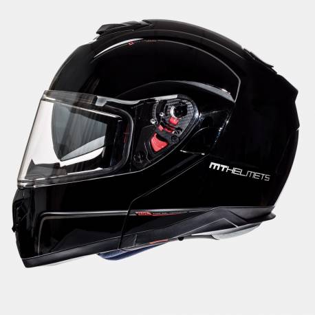 Casco Modular MT ATOM Solid Negro Brillo
