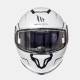 Casco Modular MT ATOM Solid Blanco Perla
