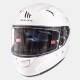 Casco MT Fibra KREsv Solid Pearl White