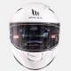 Casco MT Fibra KREsv Solid Pearl White