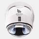 Casco MT Fibra KREsv Solid Pearl White