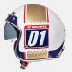 Casco Mt Le Mans Numberplate White Gold