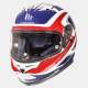 Casco Integral Mt Blade Sv Morph White Red Blue