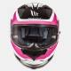 Casco Integral Mt Blade Sv Morph White Fucsia