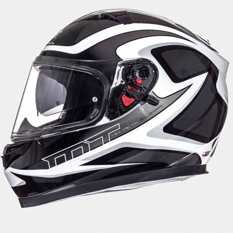 Casco Integral Mt Blade Sv Morph Black White