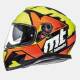 Casco Mt Thunder 3 Sv Torn Yellow Orange