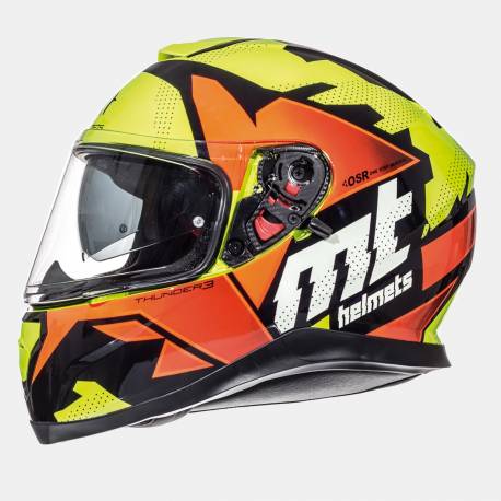 Casco Mt Thunder 3 Sv Torn Yellow Orange