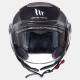 Casco MT City Eleven Sv Tron Black White
