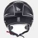 Casco MT City Eleven Sv Tron Black White