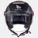 Casco MT City Eleven Sv Tron Black Orange