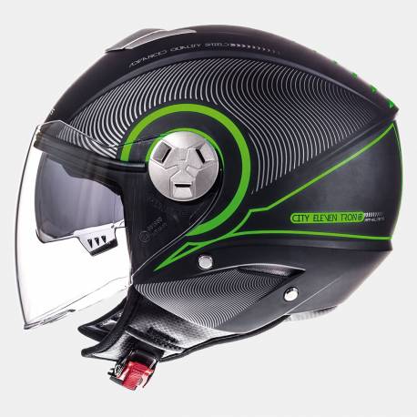 Casco MT City Eleven Sv Tron Black Green