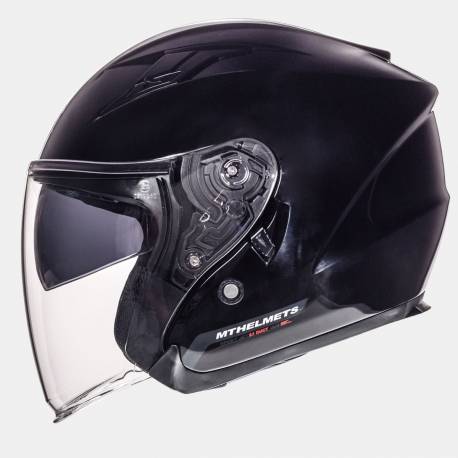 Casco Jet MT Avenue Solid Gloss Black