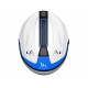 Casco Jet MT Avenue Crossroad Blanco Azul