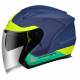 Casco Jet MT Avenue Crossroad Azul Amarillo