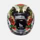 Casco MT Revenge Skull & Rose Negro Rojo