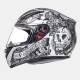 Casco MT Revenge Skull & Rose Negro Plata
