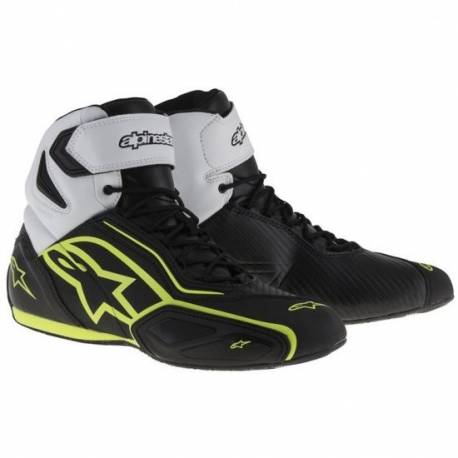 Alpinestars Faster-2 WP negro / blanco / amarillo fluo