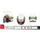 CASCO JET MT BOULEVARD DEGREE BLANCO VERDE