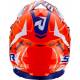 Casco Cross Scorpion VX-15 Evo Air Kistune Orange Blue