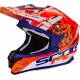 Casco Cross Scorpion VX-15 Evo Air Kistune Orange Blue