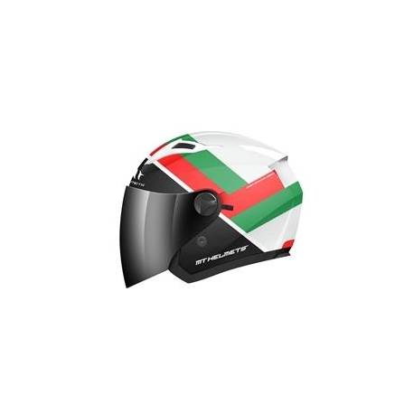 CASCO JET MT BOULEVARD DEGREE BLANCO VERDE