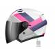 CASCO JET MT BOULEVARD DEGREE ROSA BLANCO