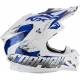 Casco Cross Scorpion VX-15 Evo Air Defender White Blue