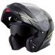 Casco Modular Scorpion Exo 920 Satellite Negro Metal fluor