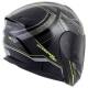 Casco Modular Scorpion Exo 920 Satellite Negro Metal fluor