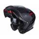 Casco Modular Scorpion Exo 920 Shuttle Black-Silver-Red