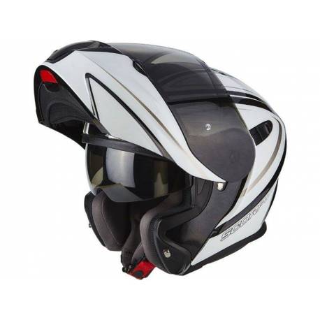 Casco Modular Scorpion Exo 920 RITZY Black-White