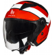 CASCO JET MT BOULEVARD DEGREE NEGRO ROJO