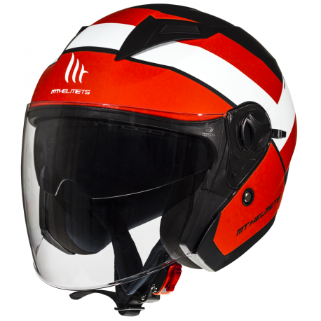 CASCO JET MT BOULEVARD DEGREE NEGRO ROJO