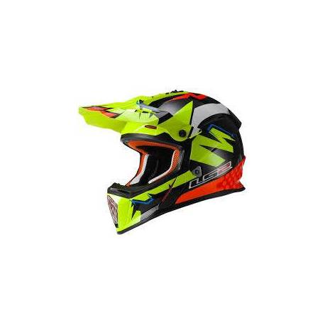 Casco Cross LS2 MX 437 réplica Isaac Viñales