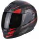 Casco Scorpion Exo 510 Air Galva Negro Mate Rojo